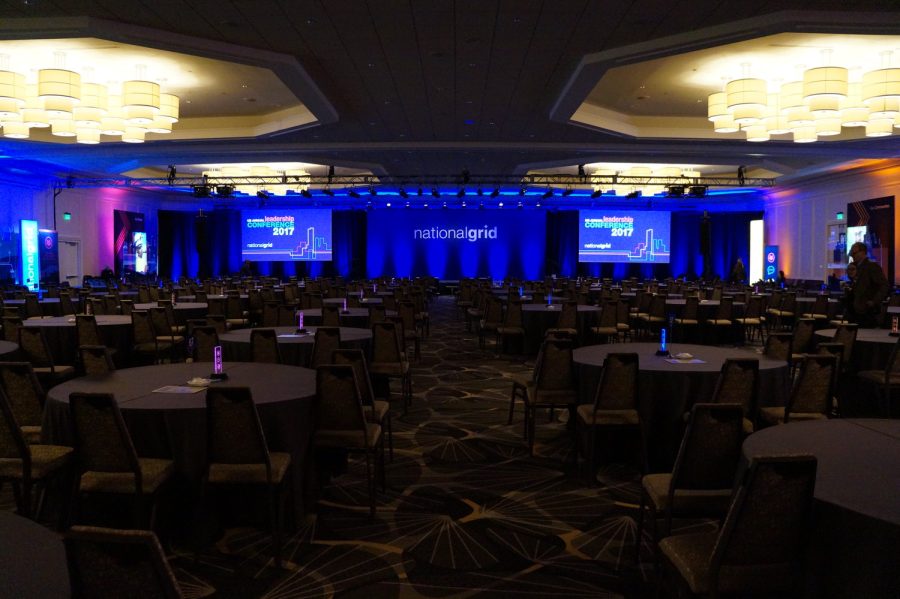 Annual Leadership Conference room set-up.