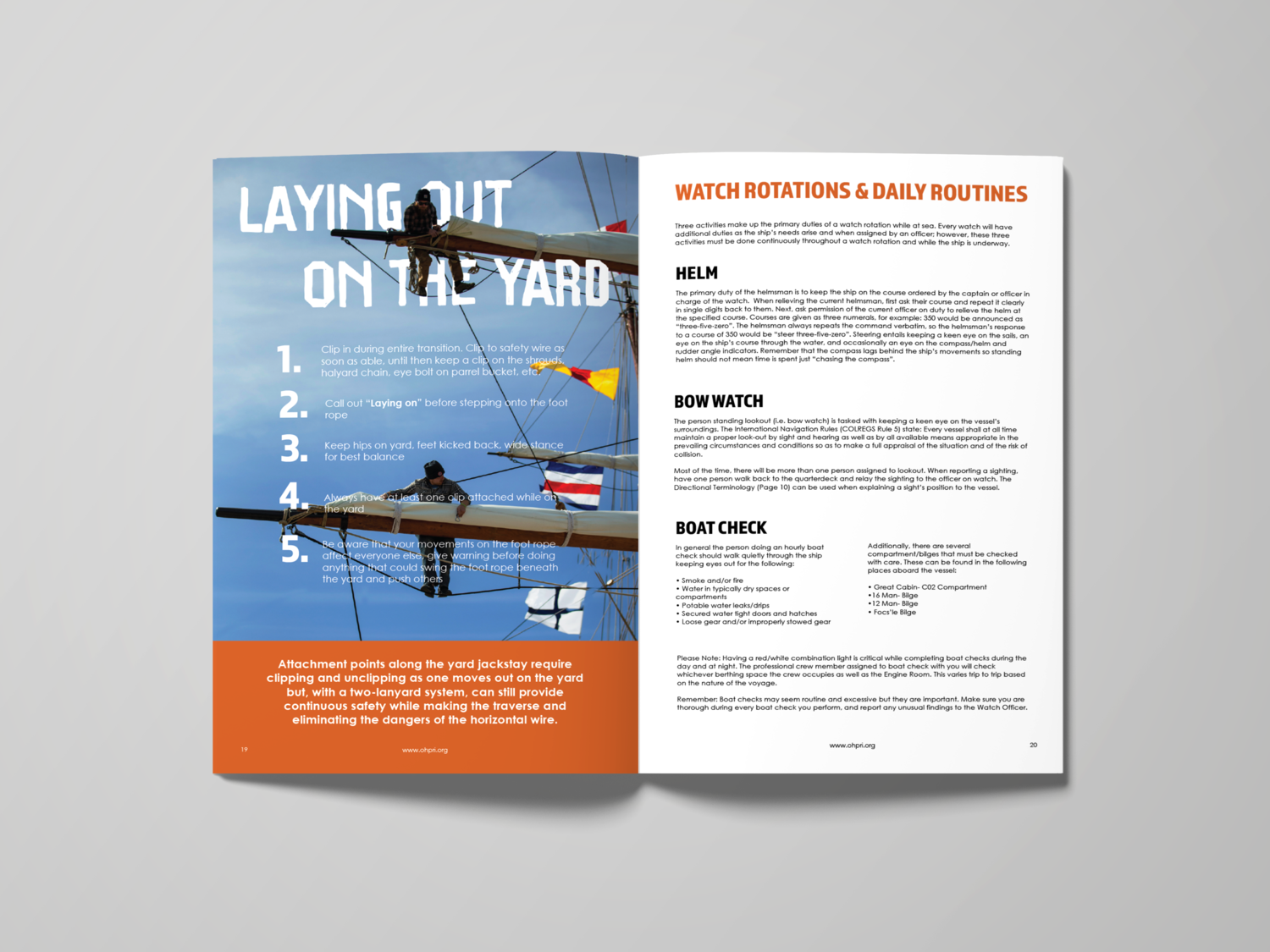 SSV Oliver Hazard Perry training Manual