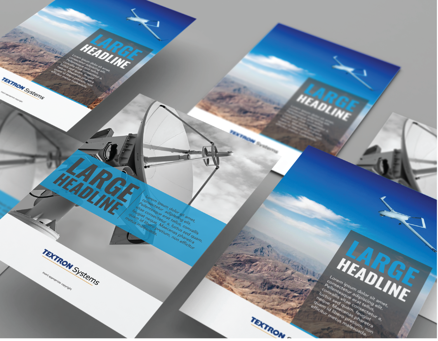 Company rebrand -Product sheets