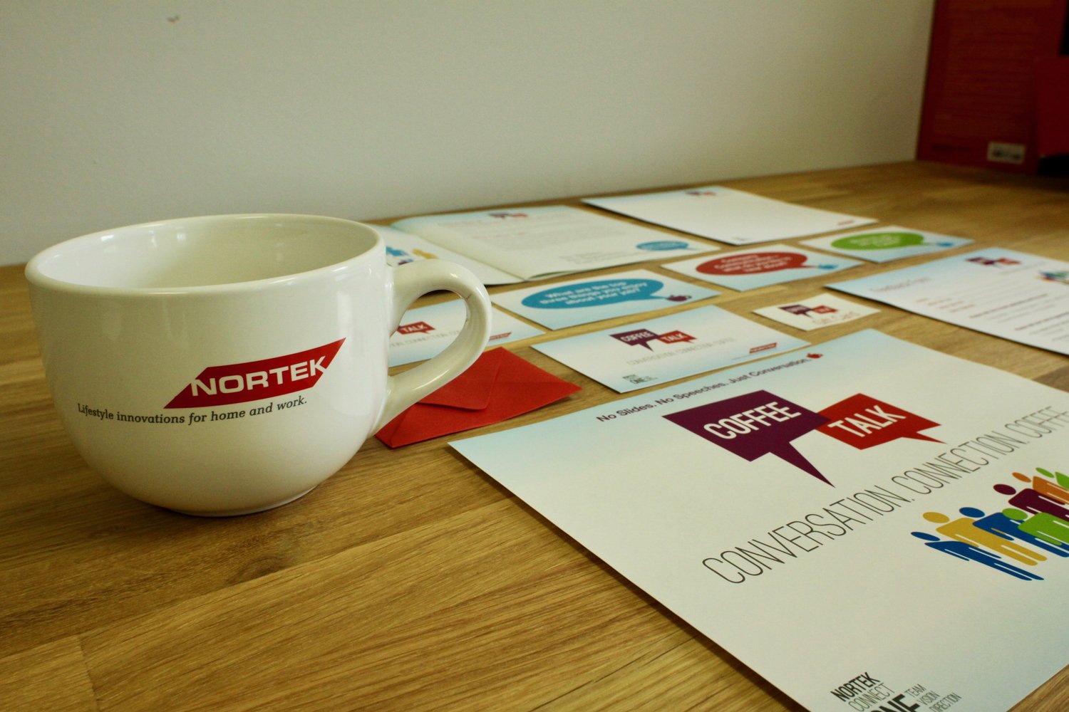 Nortek coffee talk inernal communications campaign