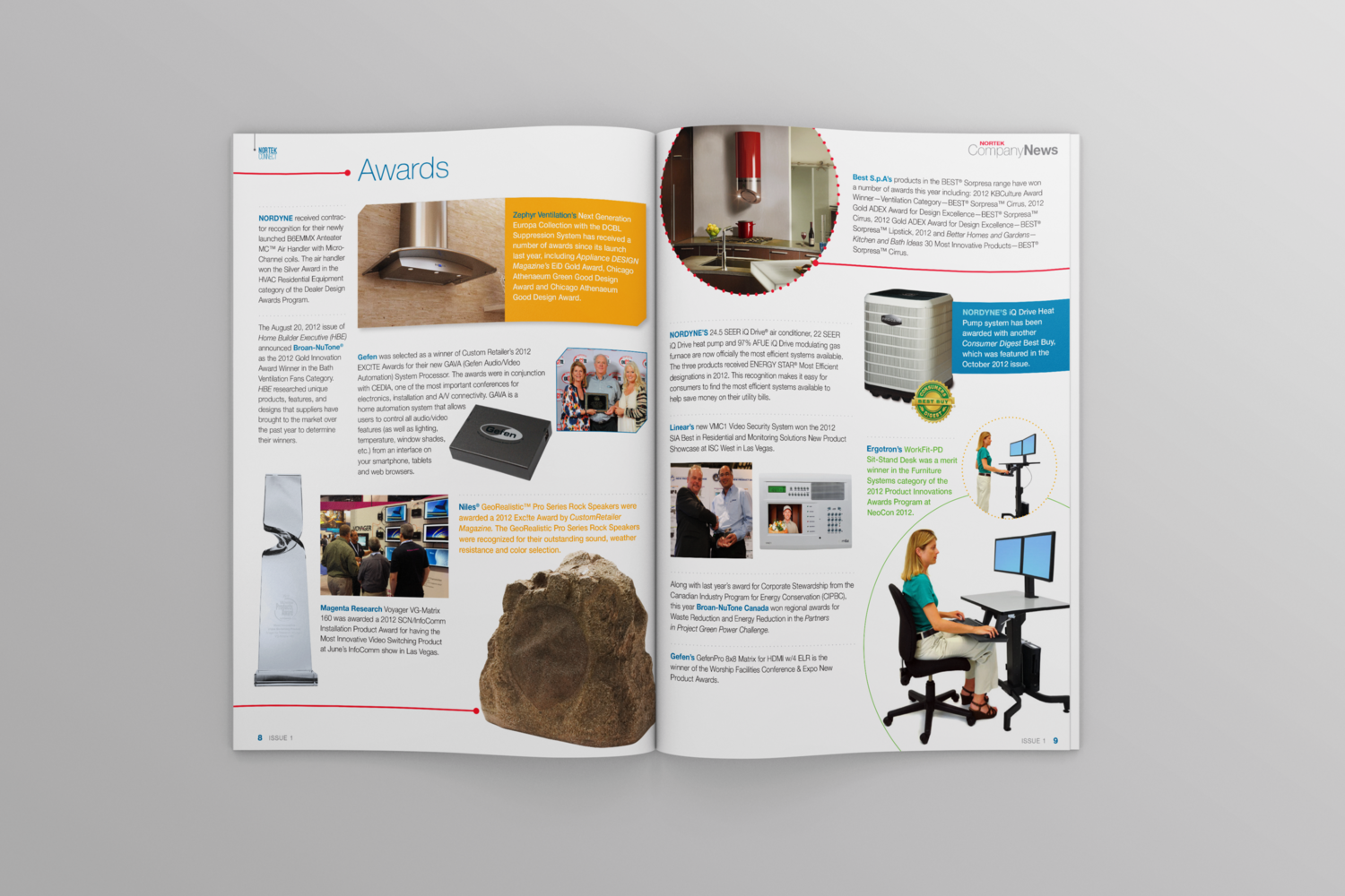 Nortek Connect Internal Communications Magazine